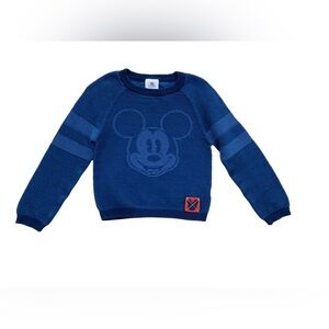 Disney Size 4 Mickey Mouse Ribbed Textured Sweatshirt
